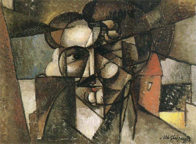 Juan Gris The head of man